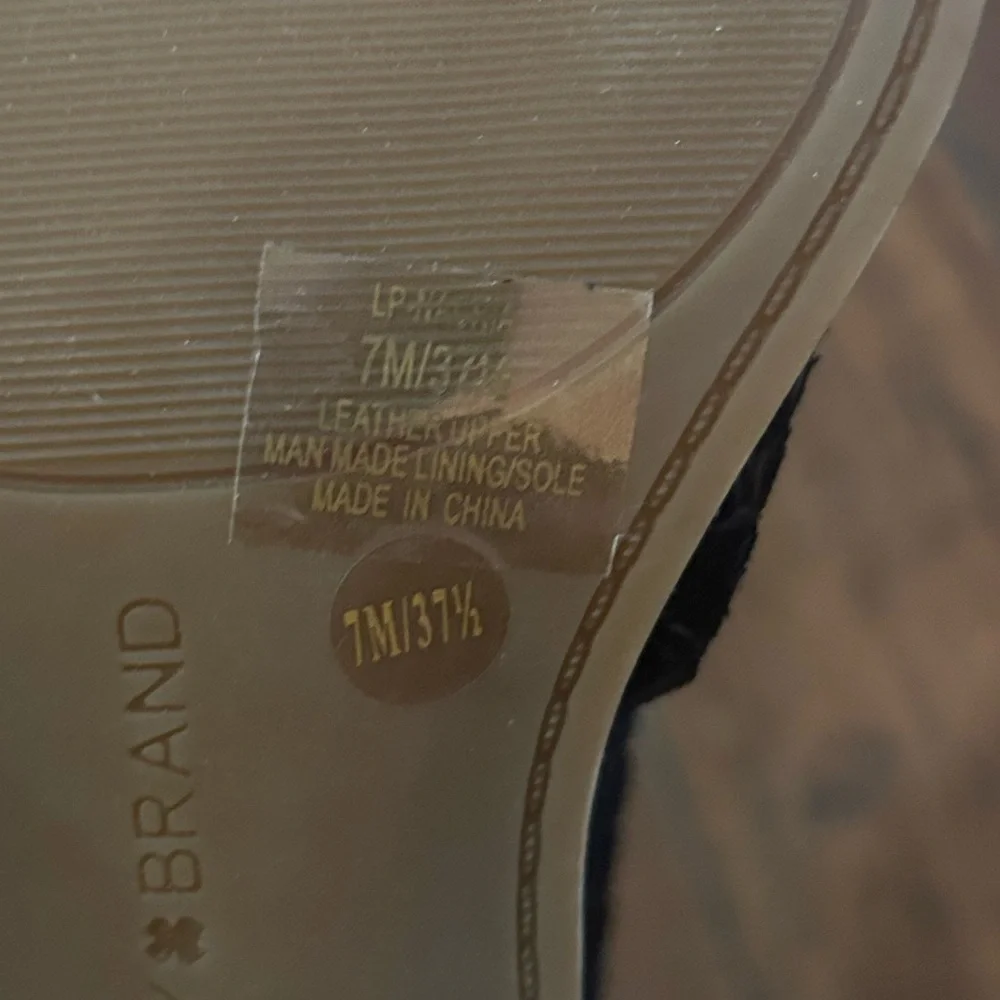 Womens Lucky Brand BLACK Nacria Bootie Sandals Open Toe Size 7M - Picture 11 of 11